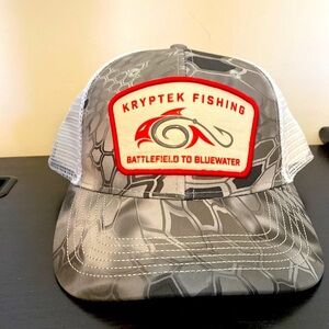 KRYPTEK FISHING BATTLEFIELD TO BLUEWATER BASEBALL CAP  Raid / Spartan / 3D